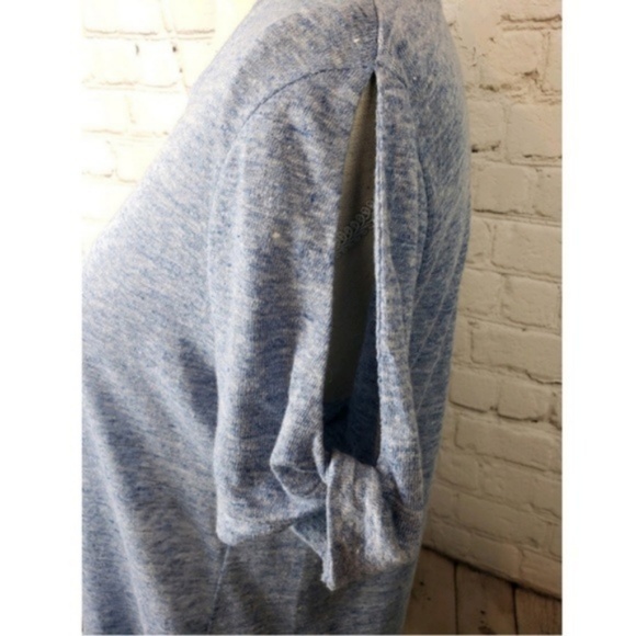 Athleta Shirt Zephyr Linen Cold Shoulder Small - Picture 4 of 6